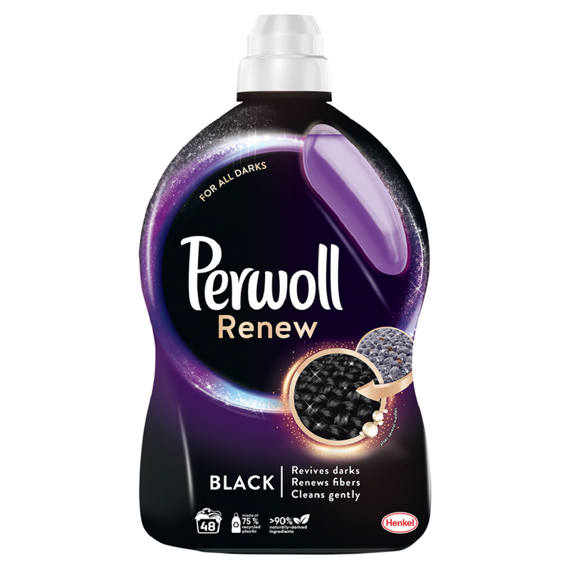 Detergent lichid Perwoll Renew Black, 2880ml, 48 spalari