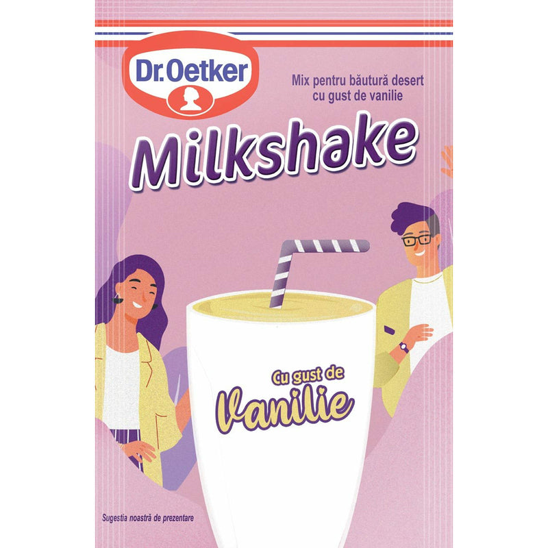 Dr.Oetker Praf pentru Milkshake cu gust de vanilie, 29g