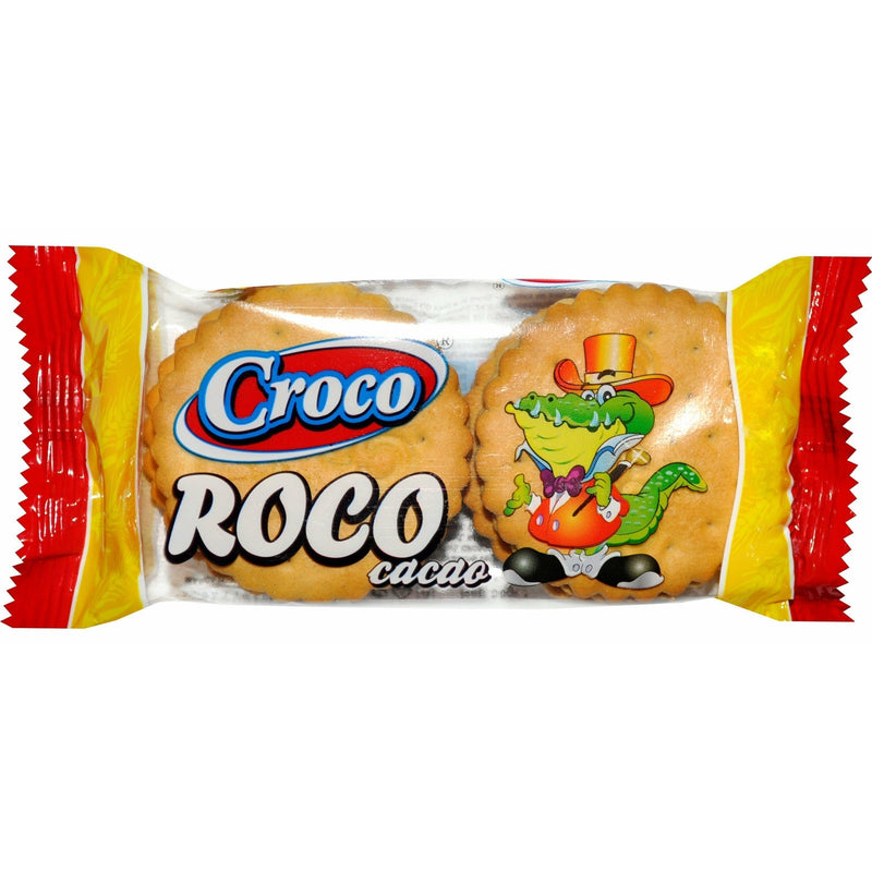 Croco Roco biscuiti cu crema cacao, 56 g