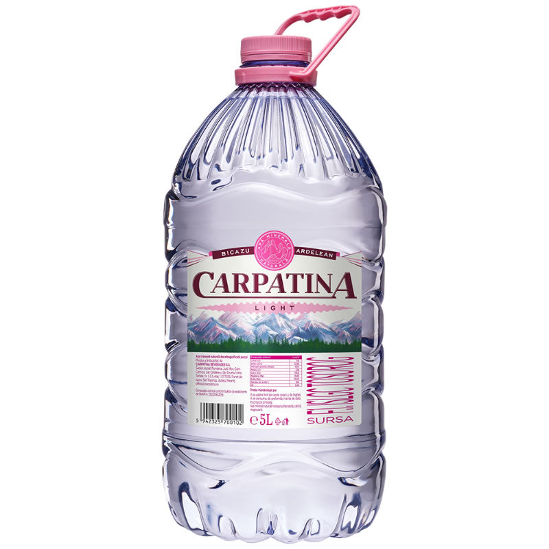 Carpatina apa minerala plata light 5l