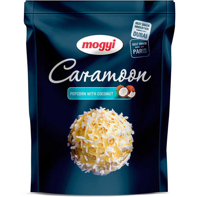 Mogyi Caramoon Popcorn cu aroma de Cocos, 70g
