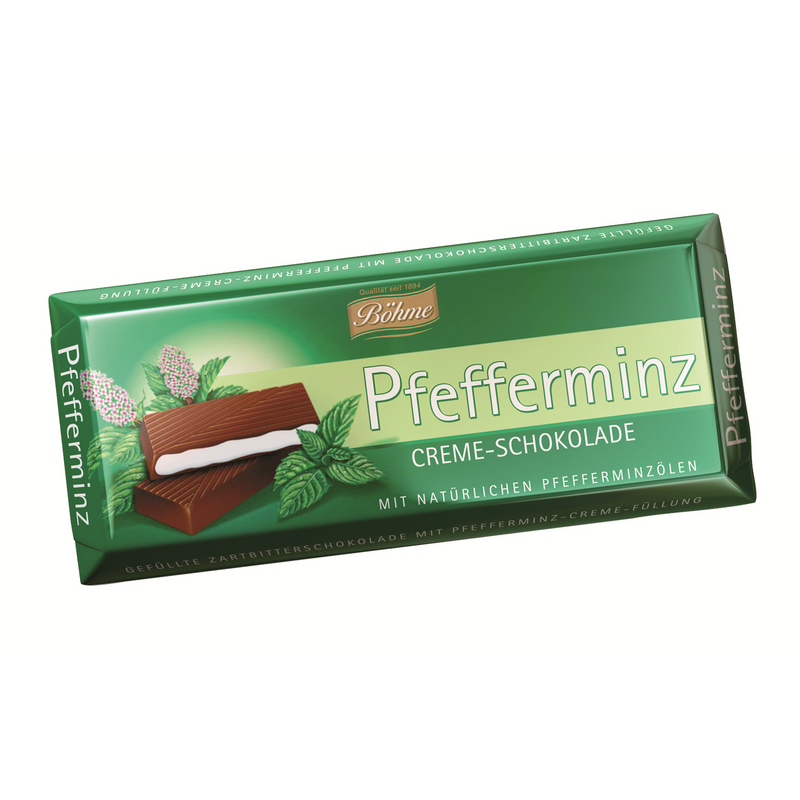 Bohme Ciocolata cu crema de menta tableta, 100g
