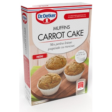 Dr.Oetker praf briose carrot cake, 305 g
