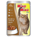 Plic Miau Miau iepure in sos, 100g