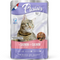 Hrana umeda pentru pisici Plaisir plic cu Somon&Cod (si pentru sterilizate), 100g