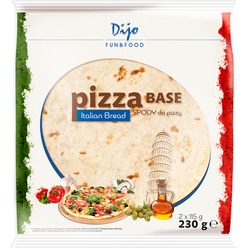 Dijo Pizza Base, blat pizza, 230g