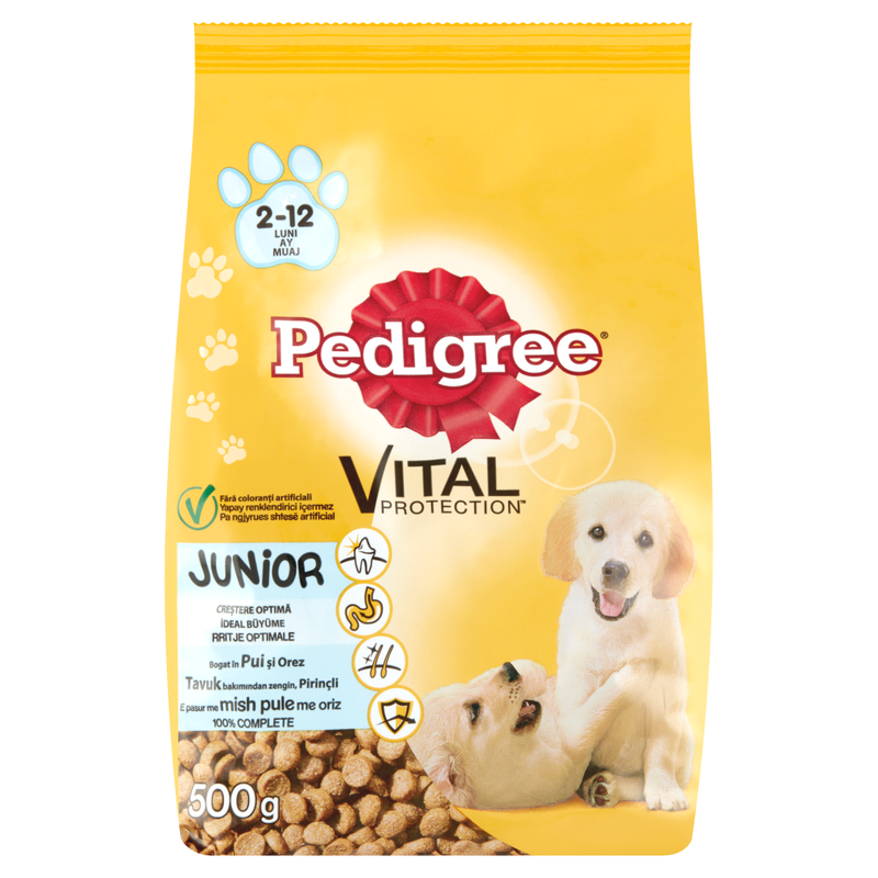 Pedigree hrana uscata superior jr, 500g