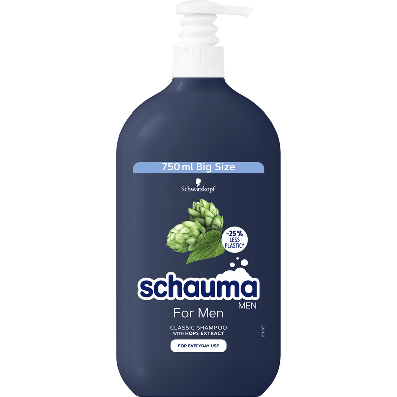 Schauma sampon cu pompita pentru barbati, 750ml