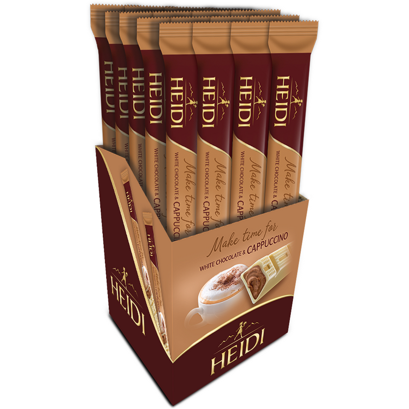 Heidi Ciocolata alba cu cappuccino, 37g
