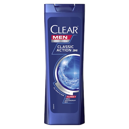 Clear Men Classic Action 2-in-1 pentru toate tipurile de par, 250 ml