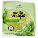 Tortilla Wraps Basilikum und Spinat, 250g