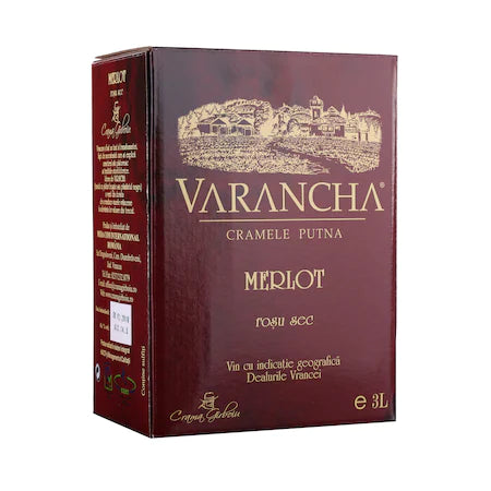 Varancha Merlot vin rosu sec 13,5%, 3 L