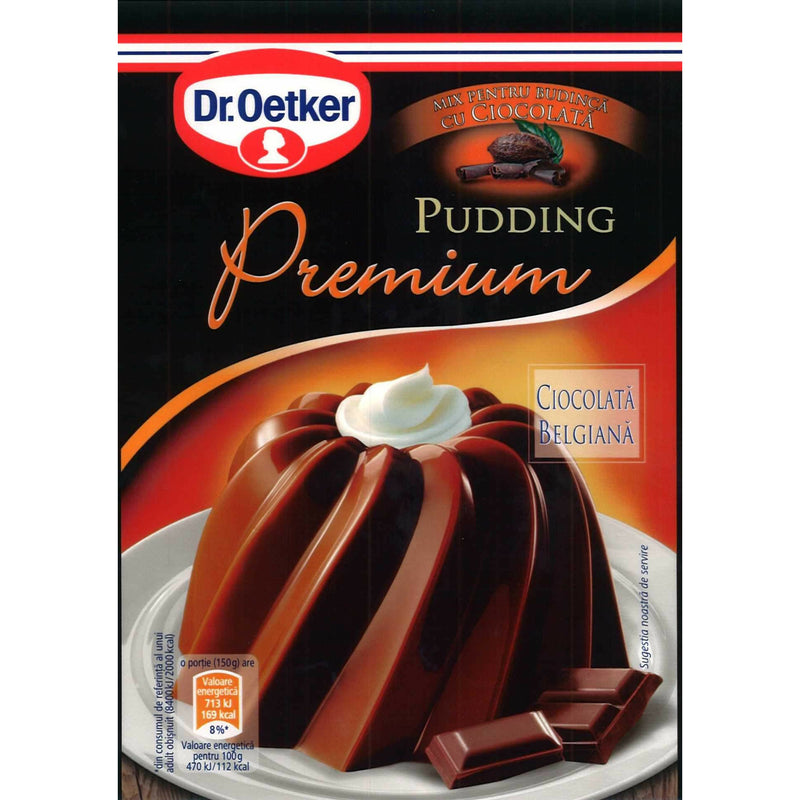 Dr.Oetker Premium praf pentru Pudding Ciocolata Belgiana, 51g