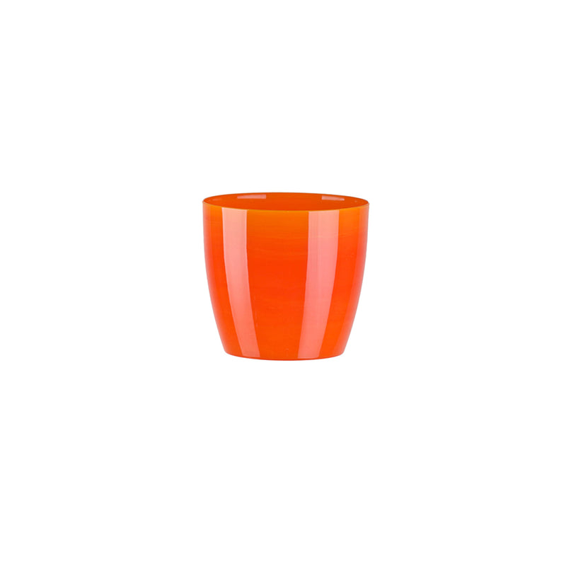 Aga Marmur ghiveci plastic portocaliu, 12 cm