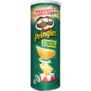Delicious Pringles cheese and onion flavored snacks, 165GR