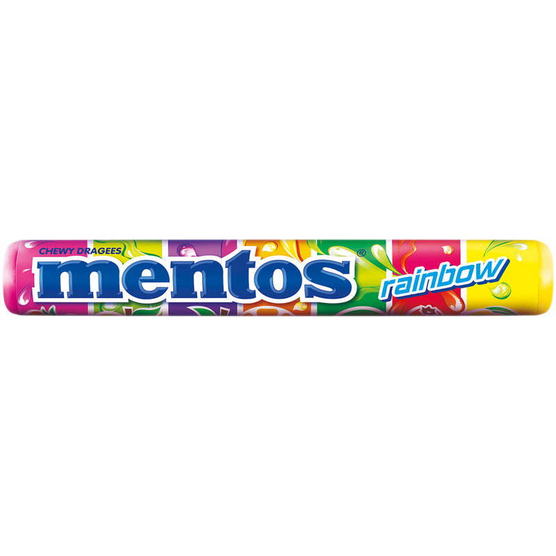 Mentos rola rainbow 7 arome, 37,5g