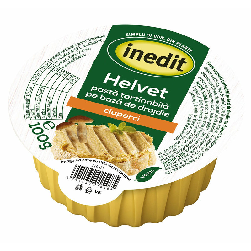 INEDIT Helvet Produs vegetal cu Ciuperci, 100g