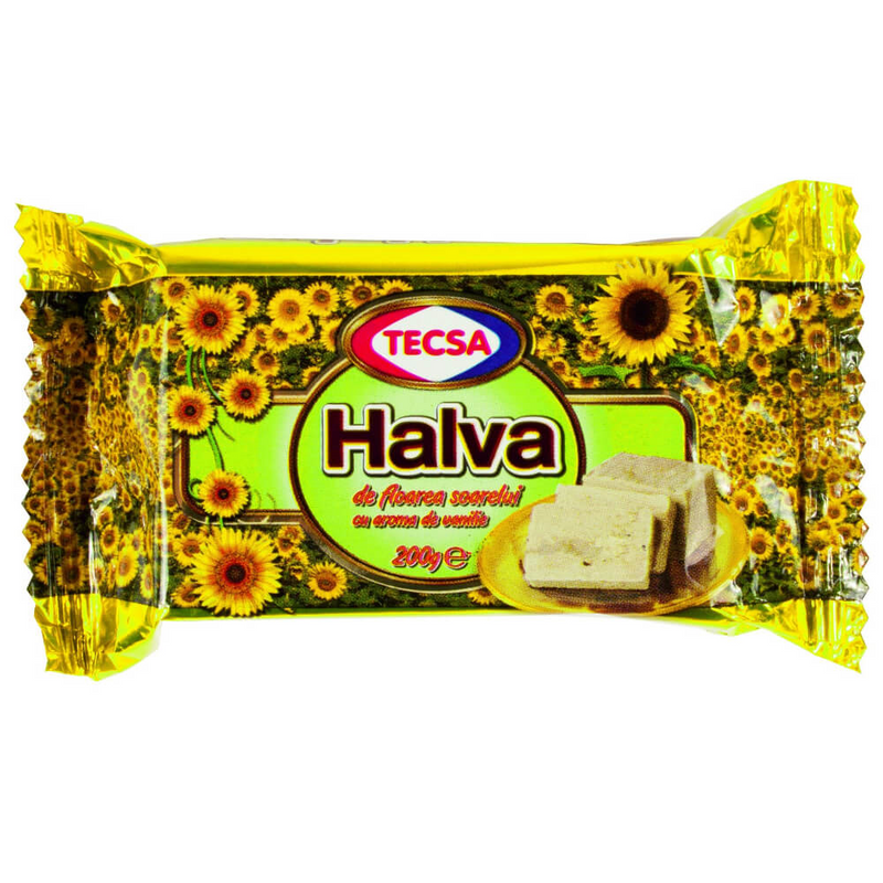 Tecsa halva floarea soarelui vanilie, 200g