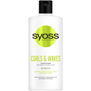 Balsamo Syoss Curls & Waves, per capelli mossi e ricci, 440ML