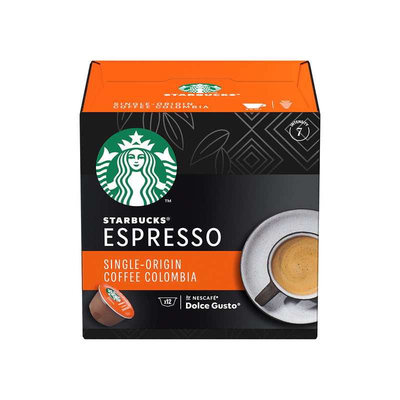 Starbucks Single-Origin Colombia by Nescafe® Dolce Gusto®, capsule cafea, prajire medie, cutie cu 12 capsule, 66g