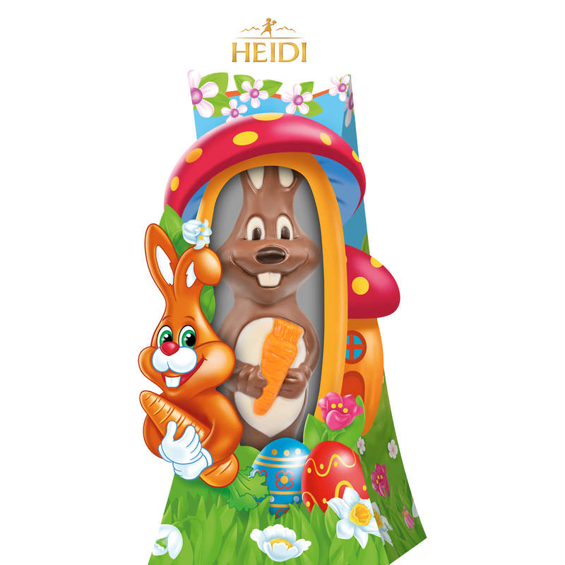 Heidi Figurina din ciocolata cu lapte 160g, pictata manual