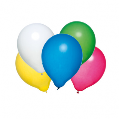 Baloane rotunde, set 50 bucati, culori asortate
