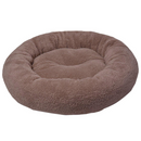 4Dog deluxe round plush bed s 52*h9cm beige