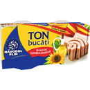 Navodul plin Ton bucati in ulei de floarea-soarelui, 240g (3x80g)