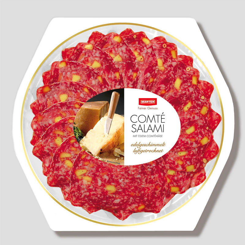Salam Comte platou salam cu branza Comte Marten, 80g