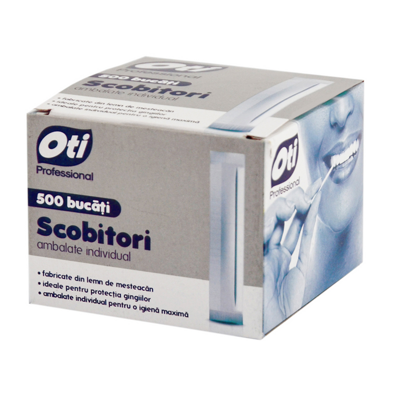 Scobitori 65 mm igienice in cutie cu vizor ; 500 bucati / cutie