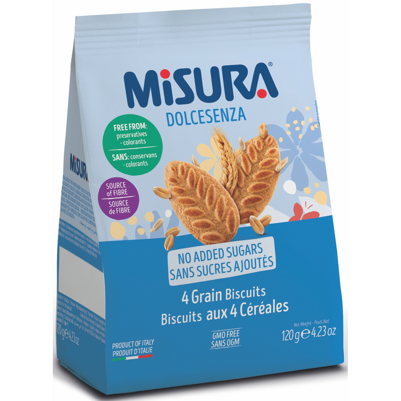 Misura biscuiti 4 cereale fara zaharuri adaugate, 120 g