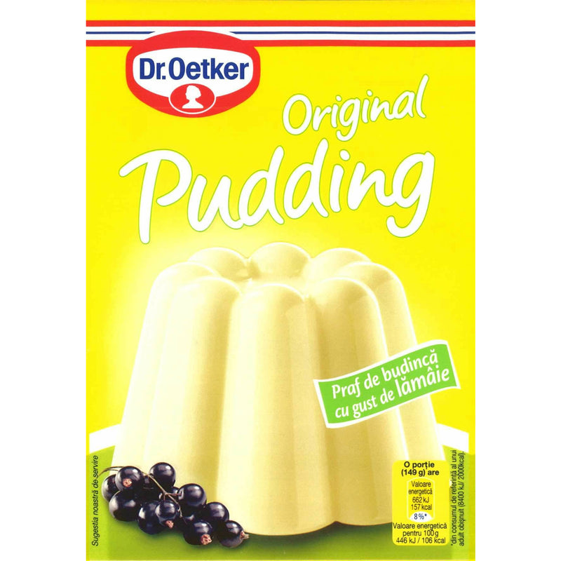 Dr.Oetker Original Pudding Praf de Budinca cu gust de Lamaie, 40g