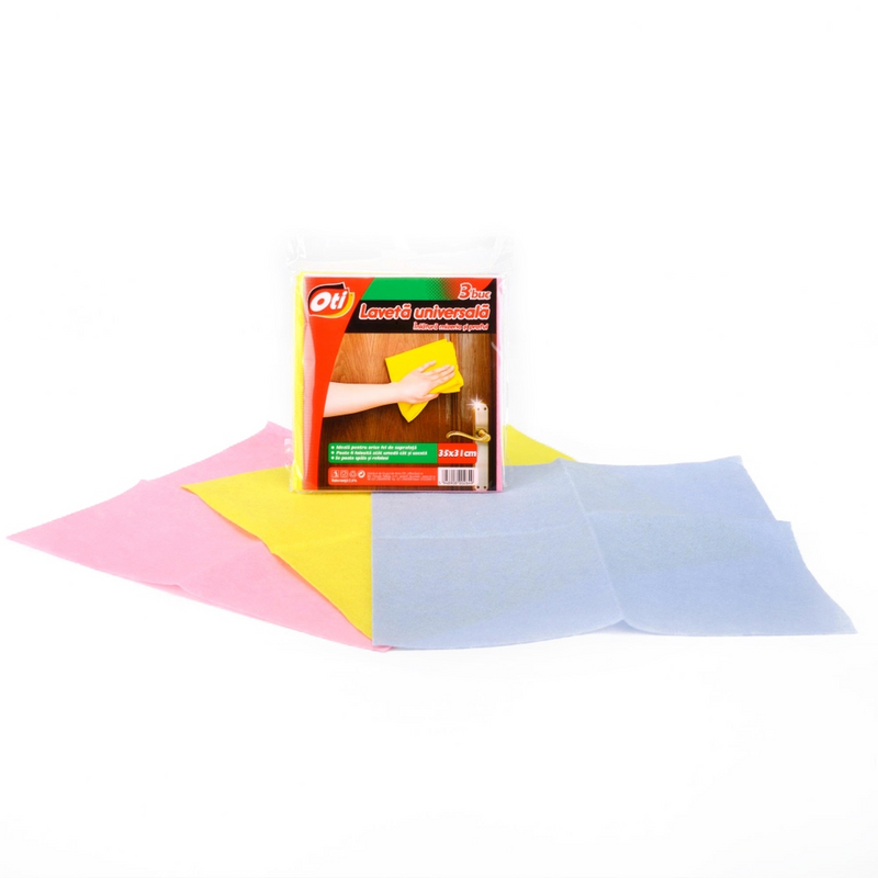 Lavete universale Oti ; 35 x 31 cm ; 3 bucati / set