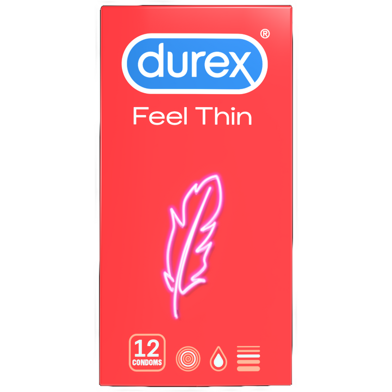 Durex prezrevative Feel thin, 12bucati