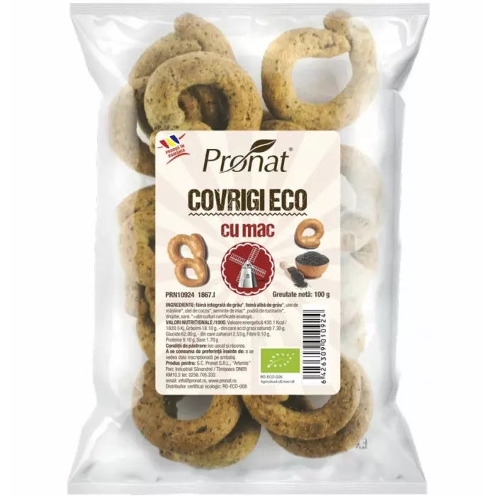 Pronat Covrigi bio cu chimen, 100 g