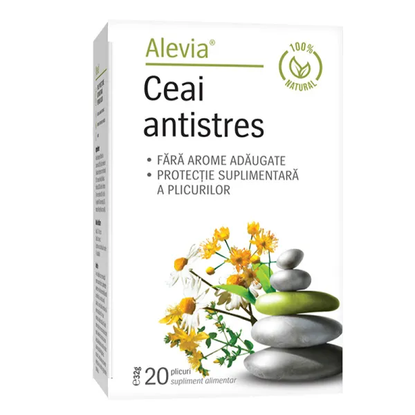 Alevia ceai antistres, 20x32g