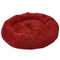 4Dog deluxe round plush bed s 52*h9cm red