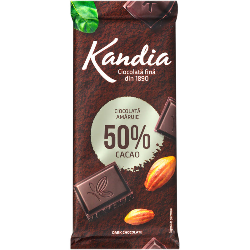 Kandia ciocolata 50% cacao, 80 g