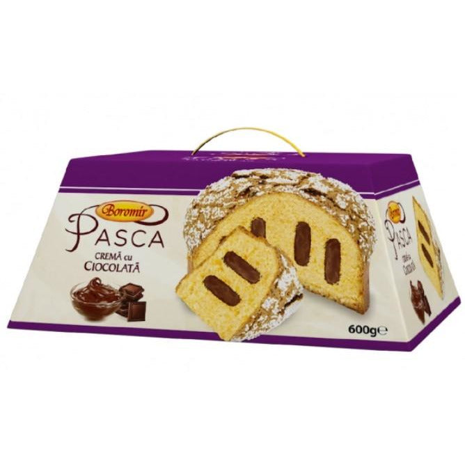 Boromir pasca cu crema de ciocolata, 600g