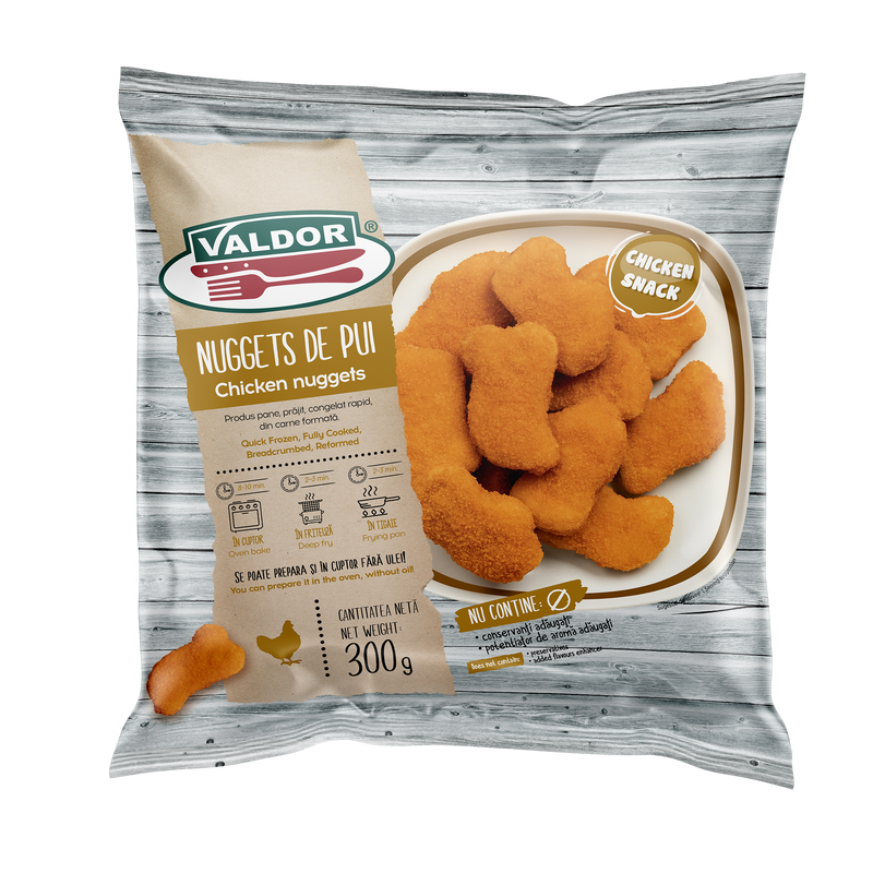 Valdor nuggets din piept de pui, 300 g