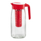 Carafa rosie cu infuzor, 1,45 L