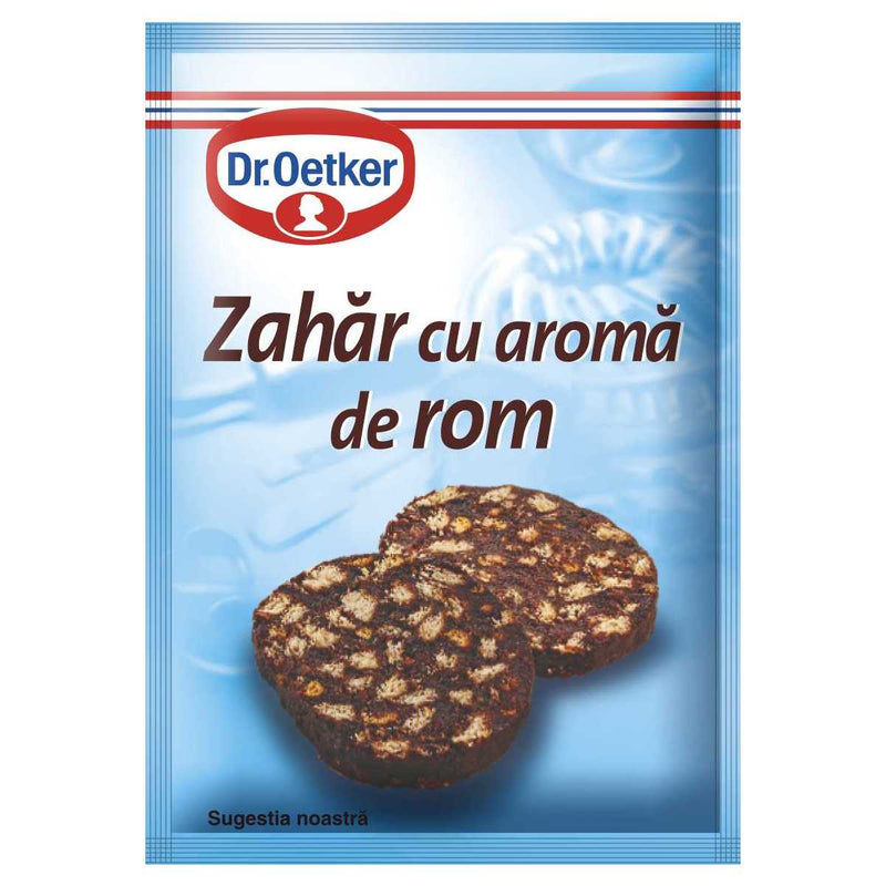 Dr.Oetker Zahar cu aroma de Rom, 8g