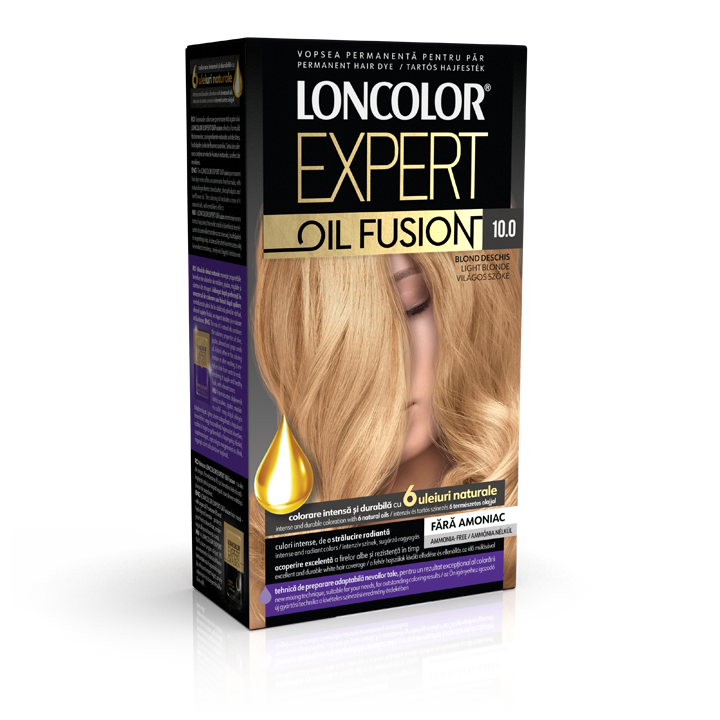 Loncolor Expert Oil Fusion 10.0 Blond deschis, 115ml