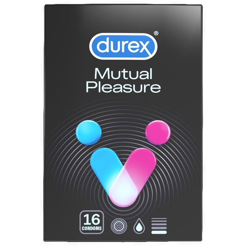 Durex prezervative mutual pleasure, 16 bucati