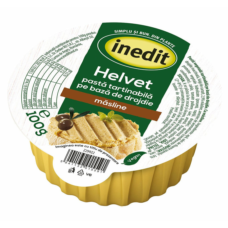 INEDIT Helvet Produs vegetal cu Masline, 100g