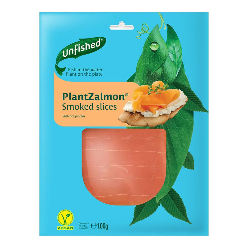Unfished alternativa vegetala la felii de somon afumat, 100g