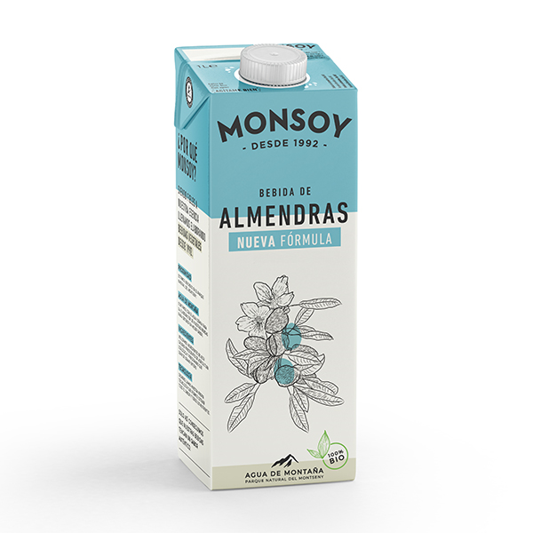 Monsoy bautura migdale bio, 1l