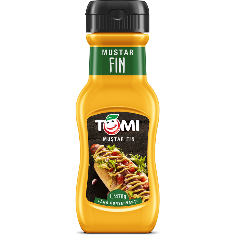 Tomi mustar fin, 470g