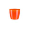 Aga Marble orange plastic pot, 18 cm