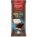 Kandia ciocolata 40% cacao, cu 29%crema frisca si 13% biscuiti, 115 g